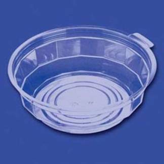 Plastskål Bowl Diamond Tamper Evident 900 ml Ø192x59 mm OPS Klar