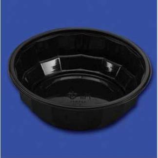 Plastskål Bowl Diamond 952 ml Ø188x60 mm RPET Sort