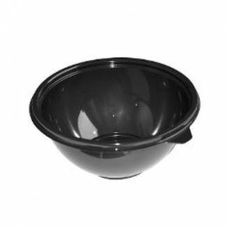 Bowle skål 1000 ml Ø180x70 mm Rund PET Sort