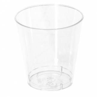 Plastglas snapsglas 2 cl klar h&oslash;jde 40 mm ps