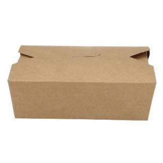 Takeaway æske Verive 121/136x152/168x51 mm 1000 ml kraft biocoating Brun