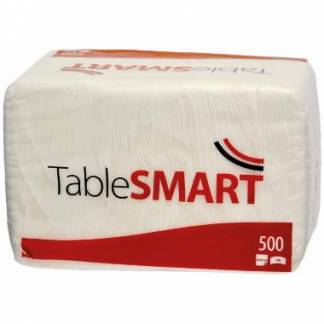 Serviet TableSMART 33x33 cm 1-lag Hvid