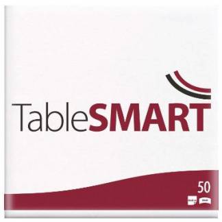 Serviet TableSMART airlaid 48x48 cm 1/4 fold Hvid