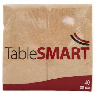 Serviet TableSMART airlaid 40x40cm 1/8 fold Natur