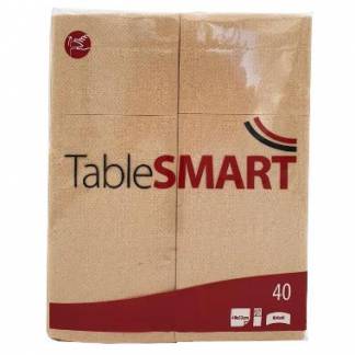 Serviet TableSMART 40x32cm airlaid til bestik Natur