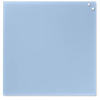 Glass board 45 x 45 cm. Light blue