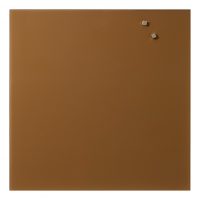 45 x 45 cm. Brown Magnetic Glass Board 45 x 45 cm. Brown Magnetic Glass Board