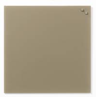 Magnetisk glastavle 45 x 45 cm beige