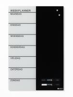 40 x 60 cm. Glass week planner Dutch 40 x 60 cm. Glass week planner Dutch