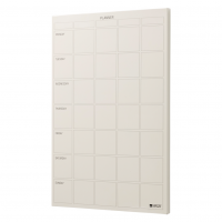Magnetic Steel Board Week Planner 40 x 60 cm. Beige English Magnetic Steel Board Week Planner 40 x 60 cm. Beige English