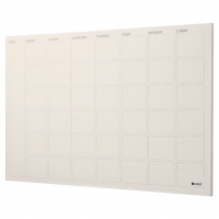 Magnetic Steel Board Month Planner 90 x 60 cm. Beige English Magnetic Steel Board Month Planner 90 x 60 cm. Beige English