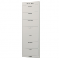 Magnetic meal planner board 20 x 60 cm. Beige Magnetic meal planner board 20 x 60 cm. Beige