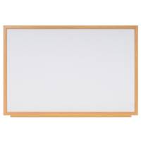 Whiteboard with Oak MDF Frame, White, 120 x 90 cm Whiteboard with Oak MDF Frame, White, 120 x 90 cm