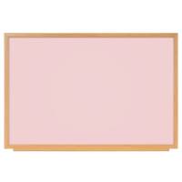 Whiteboard with Oak MDF Frame, Light pink, 120 x 90 cm Whiteboard with Oak MDF Frame, Light pink, 120 x 90 cm