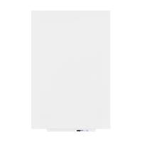 Rocada Professionel whiteboard, rammeløs, lakeret 100 x 150 cm, magnetisk inkl pennebakke