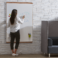 Rocada Natur whiteboard 100 x 150 cm. Rocada Natur whiteboard 100 x 150 cm. Whiteboard uden ramme