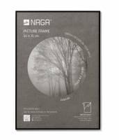 Photo frame shiny black 50x70