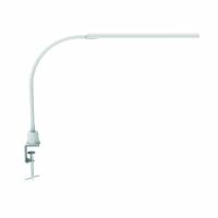 LED desk lamp with table clamp, white, MAULpirro LED desk lamp with table clamp, white, MAULpirro
