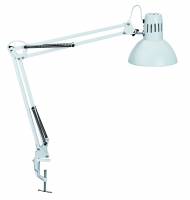 LED desk lamp with table clamp, white, MAULstudy LED desk lamp with table clamp, white, MAULstudy