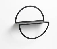 Circle shelf Ø 35 cm. Black