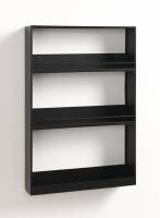 Black metal shelf 40 x 60 cm. Black metal shelf 40 x 60 cm.