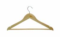 Wooden Coat Hangers, Set of 8 pcs., MAULmira, natural Wooden Coat Hangers, Set of 8 pcs., MAULmira, natural