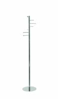 Coat stand, caurus chrome