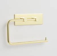 Self-adhesive toilet roll holder, 15,5 x 10,5 cm.  Gold look Self-adhesive toilet roll holder, 15,5 x 10,5 cm.  Gold look