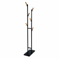Coat stand, MAULrima, black/bamboo Coat stand, MAULrima, black/bamboo