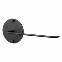 Wall-mounted kitchen roll holder, black Wall-mounted kitchen roll holder, black