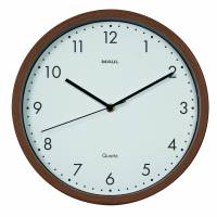 Wall clock in dark wood look MAULgrain &Oslash;30 cm Wall clock in dark wood look MAULgrain &Oslash;30 cm