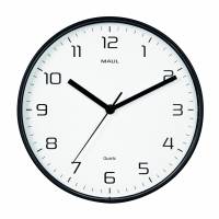 Wall clock, black MAULdrip &Oslash;25 cm Wall clock, black MAULdrip &Oslash;25 cm