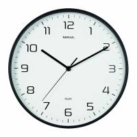 Wall clock, black MAULdrip &Oslash;30 cm Wall clock, black MAULdrip &Oslash;30 cm