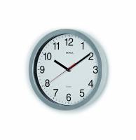 Wall clock, silver MAULrun &Oslash;25.2 cm Wall clock, silver MAULrun &Oslash;25.2 cm