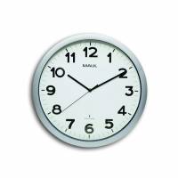 Radio-controlled Wall Clock Silver MAULstep &Oslash;40 cm Radio-controlled Wall Clock Silver MAULstep &Oslash;40 cm