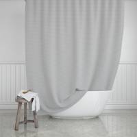 Shower curtain, Camellia, Light grey, 180 x 200 cm Shower curtain, Camellia, Light grey, 180 x 200 cm