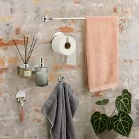 Self-adhesive coat rack , 20 x 4 cm. Shiny chrome Self-adhesive coat rack , 20 x 4 cm. Shiny chrome