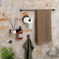Self-adhesive coat rack , 20 x 4 cm. Matt black Self-adhesive coat rack , 20 x 4 cm. Matt black