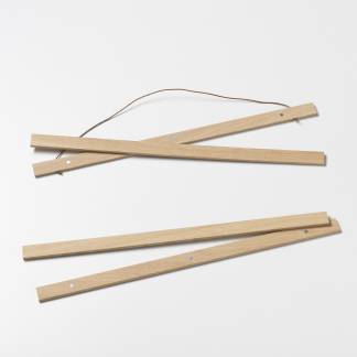 Magnet frame rail, oak, 41 cm. K&oslash;b plakat og Magnet rammeskinne i egetr&aelig;, 41 cm online!