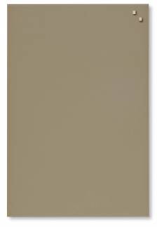 Magnetisk glastavle 40 x 60 cm beige