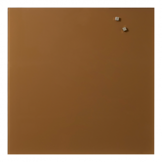 45 x 45 cm. Brown Magnetic Glass Board 45 x 45 cm. Brown Magnetic Glass Board