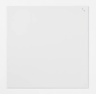 Magnetisk glastavle 100 x 100 cm PURE WHITE