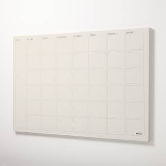 Steelboard Month planner 90 x 60 cm.