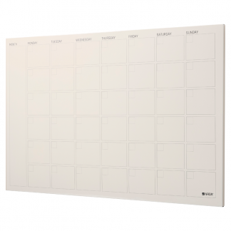 Magnetic Steel Board Month Planner 90 x 60 cm. Beige English Magnetic Steel Board Month Planner 90 x 60 cm. Beige English