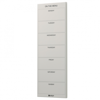 Magnetic meal planner board 20 x 60 cm. Beige Magnetic meal planner board 20 x 60 cm. Beige