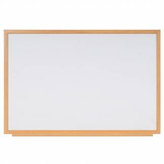 Whiteboard with Oak MDF Frame, White, 120 x 90 cm Whiteboard with Oak MDF Frame, White, 120 x 90 cm