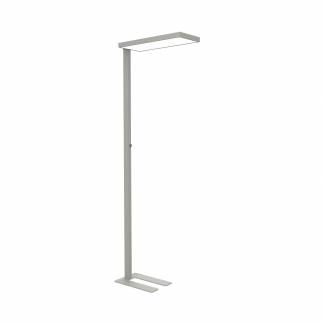 LED Floor Lamp with Dimmer, Silver, MAULjura LED Floor Lamp with Dimmer, Silver, MAULjura