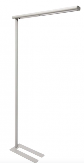 LED floor lamp, jet - Silver