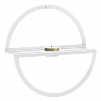 Circle Tealight shelf Ø 25 cm. White