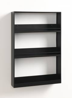 Black metal shelf 40 x 60 cm. Black metal shelf 40 x 60 cm.
